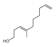 (3E)-4-甲基-3,9-癸二烯-1-醇 结构式
