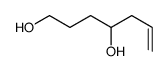 6-Heptene-1,4-diol 结构式