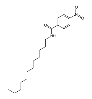 N-十二烷基-4-硝基苯甲酰胺 结构式