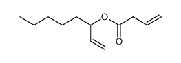 3-Butenoic acid, 1-ethenylhexyl ester 结构式