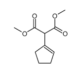 2-(2-环戊烯-1-基)丙二酸二甲酯 结构式