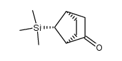 Bicyclo[2.2.1]heptan-2-one, 7-(trimethylsilyl)-, (1R,4S,7S)-rel- 结构式