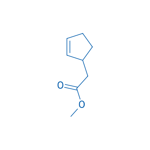 methyl cyclopent-2-ene-1-acetate 结构式