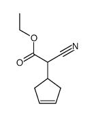 α-氰基-3-环戊烯-1-乙酸乙酯 结构式