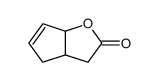 2H-Cyclopenta[b]furan-2-one, 3,3a,4,6a-tetrahydro- 结构式