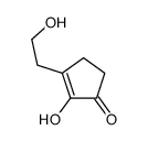 2-羟基-3-(2-羟乙基)-2-环戊烯-1-酮 结构式