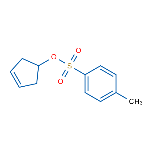 4-对甲苯磺酰基-1-环戊烯 结构式