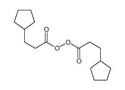 双(3-环戊基丙酰基)过氧化物 结构式