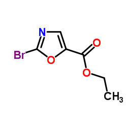 2-溴恶唑-5-甲酸乙酯 结构式