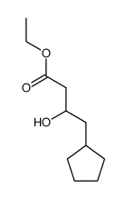β-羟基环戊烷丁酸乙酯 结构式