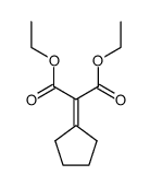 2-亚环戊基丙二酸二乙酯 结构式
