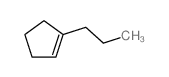 1-丙基环戊烯 结构式