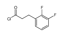 2,3-二氟苯丙酰氯 结构式