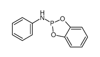 N-苯基-1,3,2-苯并二氧磷杂环戊-2-胺 结构式