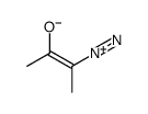 3-重氮-2-丁酮 结构式
