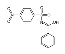 N-(4-硝基苯磺酰基)苯甲酰胺 结构式