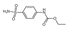 N-(4-氨磺酰基苯基)氨基甲酸乙酯 结构式