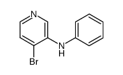 4-溴-N-苯基-3-吡啶胺 结构式