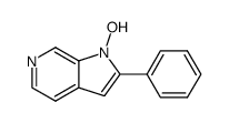 1-羟基-2-苯基-1H-吡咯并[2,3-c]吡啶 结构式
