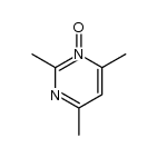 2,4,6-三甲基嘧啶-1-氧化物 结构式