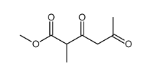 2-甲基-3,5-二氧代己酸甲酯 结构式