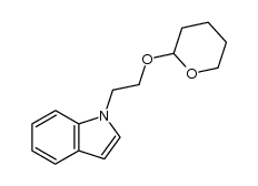 1H-Indole, 1-[2-[(tetrahydro-2H-pyran-2-yl)oxy]ethyl]- 结构式
