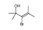 3-溴-2,4-二甲基-3-戊烯-2-醇 结构式