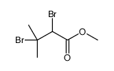 2,3-二溴-3-甲基丁酸甲酯 结构式