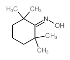 Cyclohexanone,2,2,6,6-tetramethyl-, oxime 结构式