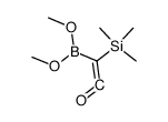 Boronic acid, [oxo(trimethylsilyl)ethenyl]-, dimethyl ester (9CI) 结构式