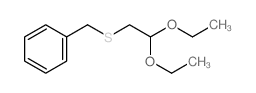 Benzene, [[(2,2-diethoxyethyl)thio]methyl]- 结构式