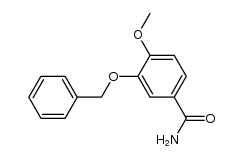 3-(benzyloxy)-4-methoxybenzamide 结构式