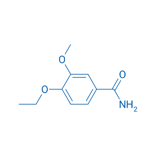 4-乙氧基-3-甲氧基苯甲酰胺 结构式