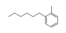 1-己基-2-甲基苯 结构式