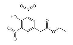 ethyl 2-(4-hydroxy-3,5-dinitrophenyl)acetate 结构式
