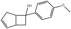 6-(4-甲氧基苯基)双环[3.2.0]庚-2-烯-6-醇 结构式