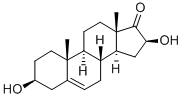 16α-羟基-3β-脱氢表雄酮 结构式
