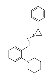 1-Aziridinamine, 2-phenyl-N-[[2-(1-piperidinyl)phenyl]methylene]- 结构式