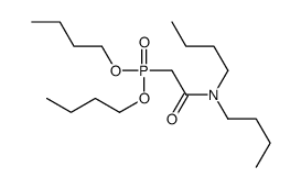 Phosphonic acid, [2-(dibutylamino)-2-oxoethyl]-, dibutyl ester 结构式