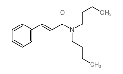 N,N-二丁基-3-苯基丙烯酰胺 结构式
