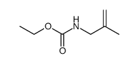 ethyl N-(2-methylprop-2-en-1-yl)carbamate 结构式