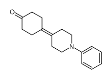 Cyclohexanone, 4-(1-phenyl-4-piperidinylidene)- 结构式