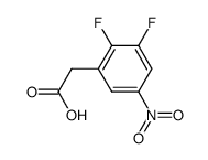 Benzeneacetic acid, 2,3-difluoro-5-nitro- 结构式