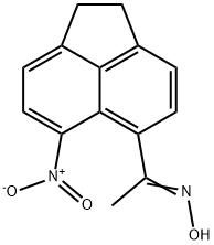 1-(1,2-二氢-6-硝基-5-苊烯基)乙酮肟 结构式