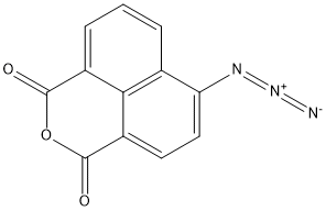 4-叠氮基-1,8-萘二甲酸酐 结构式