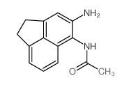 Acetamide, N-(4-amino-1,2-dihydro-5-acenaphthylenyl)- 结构式