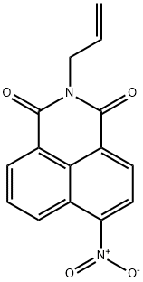 6-硝基-2-(2-丙烯-1-基)-1H-苯并[DE]异喹啉-1,3(2H)-二酮 结构式