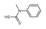 N-甲基-N-苯基二硫代氨基甲酸 结构式