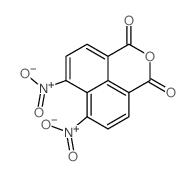 4,5-二硝基-1,8-萘二甲酸酐 结构式