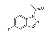 1-(5-iodo-1H-indazol-1-yl)ethanone 结构式